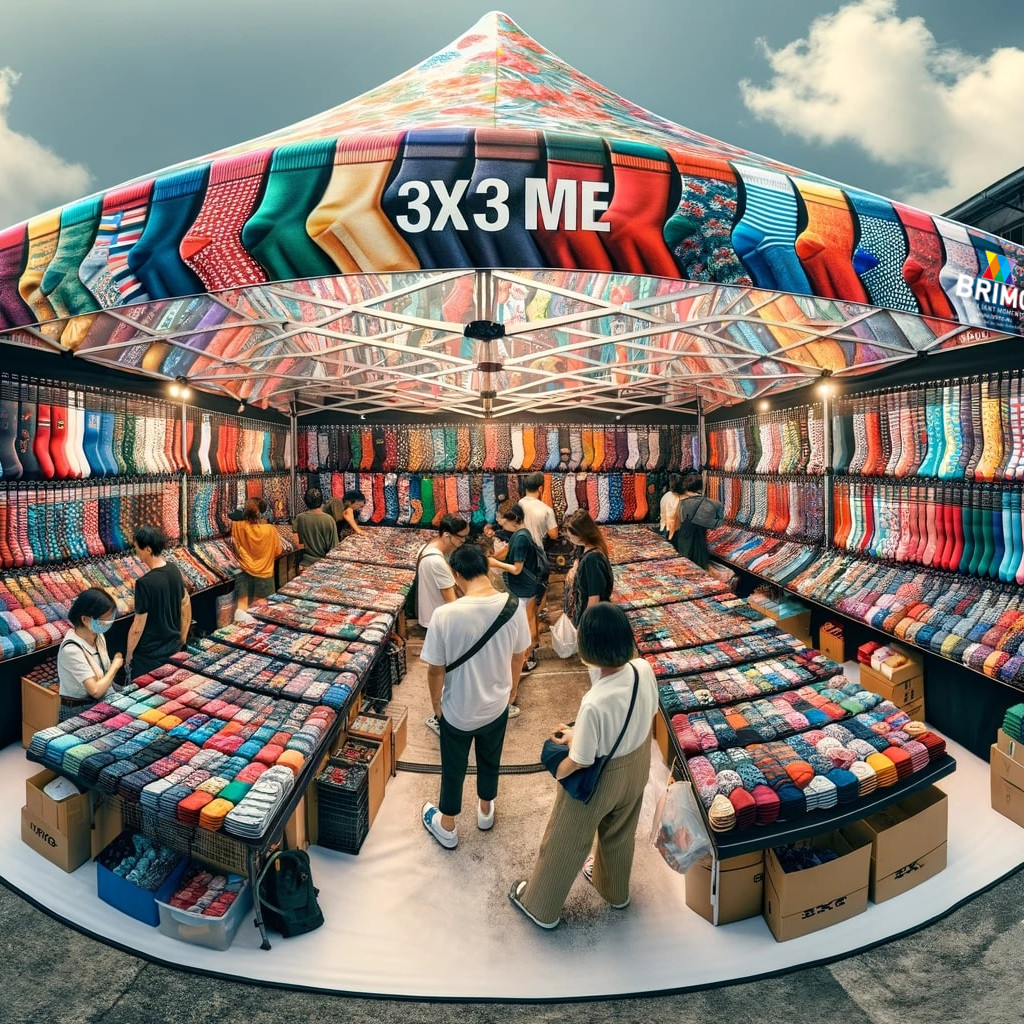 Gazebo per scambi commerciali
